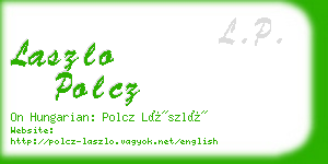laszlo polcz business card
